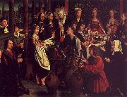 Gerard David The Marriage Feast at Cana oil painting